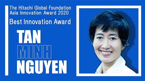 The Hitachi Global Foundation Asia Innovation Award 2020 Best