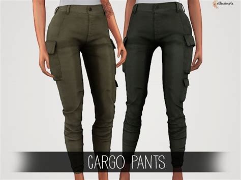 Elliesimple Cargo Pants The Sims 4 Download Simsdomination Sims