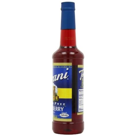 Torani Sugar Free Syrup Raspberry Ounce Bottle