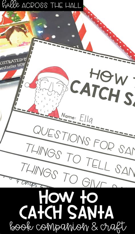 How To Catch Santa Activities Book Companion With Images Holiday