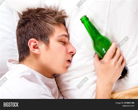 Young Man Sleep Beer Image And Photo Free Trial Bigstock
