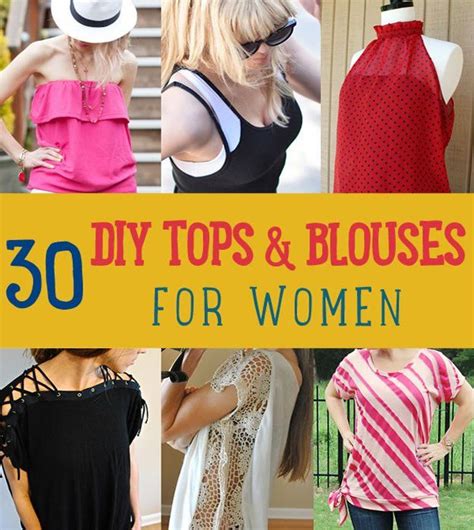 35 Diy Clothes Tops Tees And Blouses Edition Diy Projects Diy