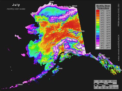 Temperature Map Of Alaska Cities And Towns Map