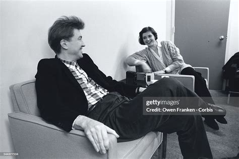Isabella Rossellini And David Lynch During An Interview With Stern