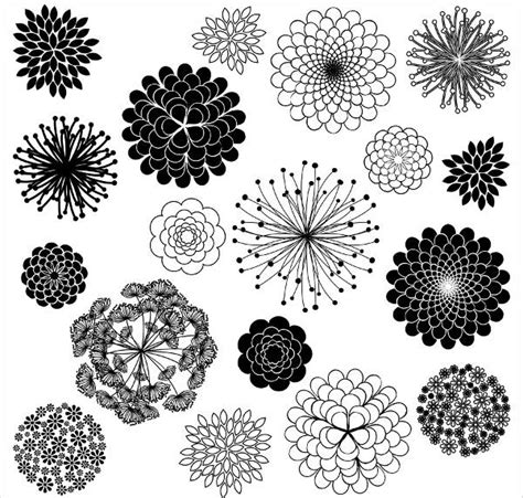 1000 black and white flower free vectors on ai, svg, eps or cdr. FREE 9+ Flower Silhouette in Vector EPS | AI