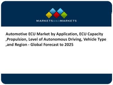 Ppt Automotive Ecu Market Size Share Growth Report To
