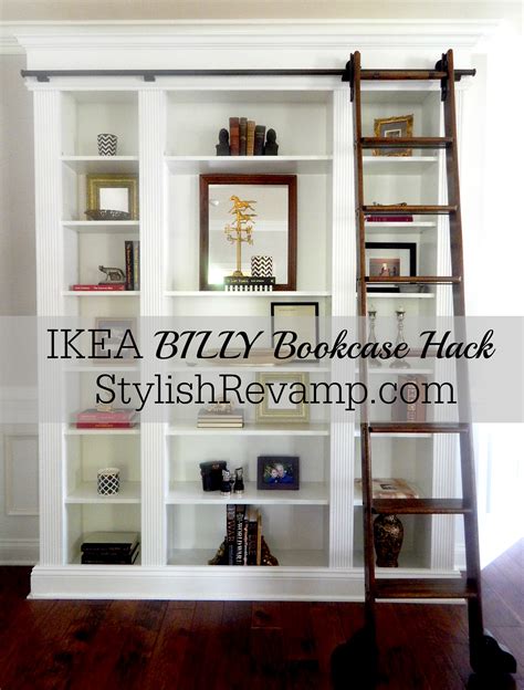 Building A Beautiful Bookcase Library Wall With Billy Ikea Hackers