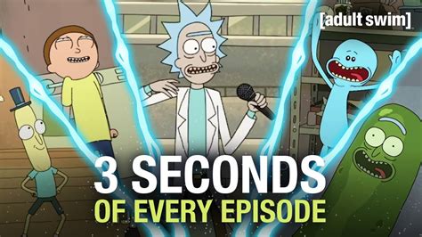 3 Seconds Of Every Rick And Morty Episode Adult Swim Youtube