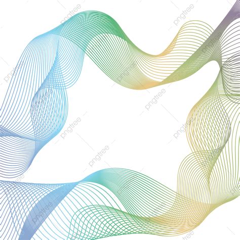 Blue Green Abstract Vector Png Images Abstract Lines With Blue And