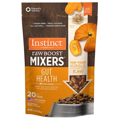 Instinct Freeze Dried Raw Boost Mixers Gut Health Grain Free All