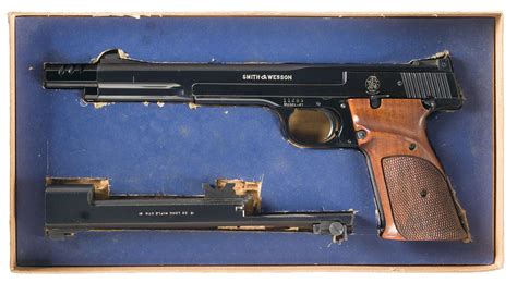 Smith And Wesson Model 41 Semi Automatic Pistol With Box And Extra Barrel