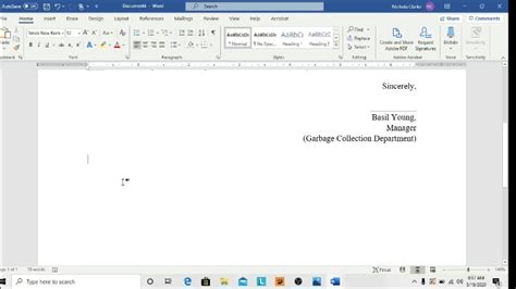 How To Create Tear Off Section In Word Youtube