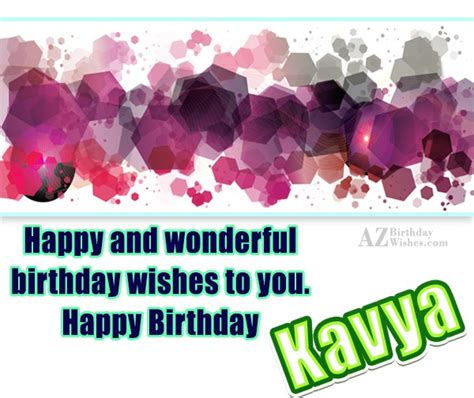 Download happy birthday kavya cake, wishes, and cards. Happy Birthday Kavya