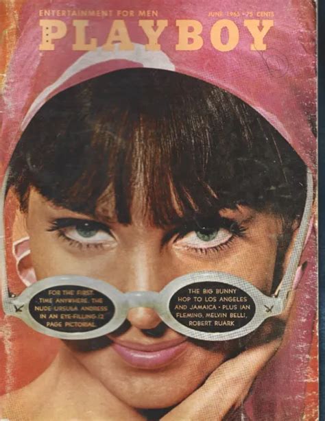 JUNE 1965 PLAYBOY Magazine Nude Ursula Andress 12 Pages Estate Sale