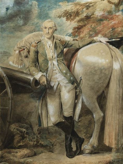 Next, draw george washington's hair. Stothard George Washing Leaning Against His Horse | Green ...