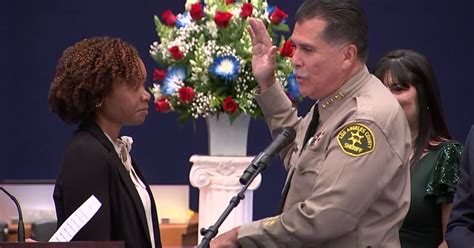 Robert Luna Is Sworn In As The 34th Los Angeles County Sheriff Cbs Los Angeles