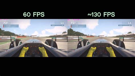 F1 2013 60 Fps Vs ~130 Fps Comparison Lap Youtube