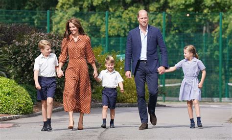 Prince William Kates Kids George Charlotte And Louis Use New Last