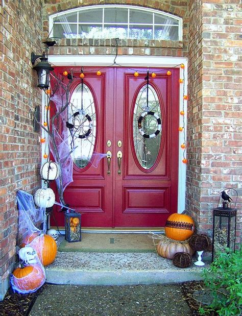 Front Doors Outdoor Halloween Decorations Decoration Love