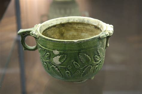 Roman Glazed Pottery Cup Illustration World History Encyclopedia