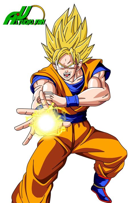 Goku Ssj By A Vstudiofan On Deviantart Dragones Dragon Ball Z