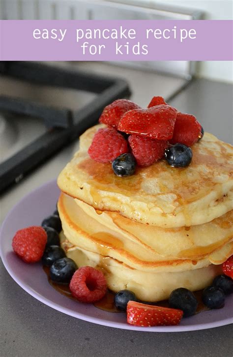 Jump to the easy fluffy pancakes recipe or watch our quick recipe video showing you how we make them. Easy pancake recipe for kids | Kid Magazine