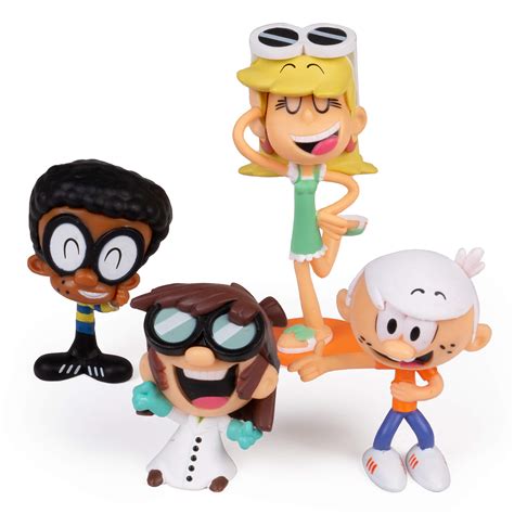 Buy The Loud House Figure 4 Pack Lincoln Clyde Lisa Leni Action