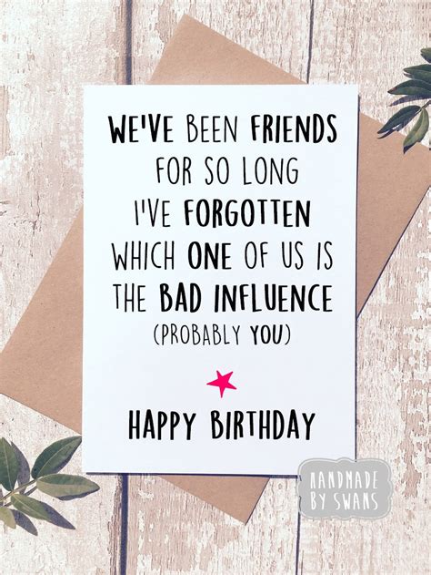Birthday Card Messages For Friend Funny Bitrhday Gallery 89320 The