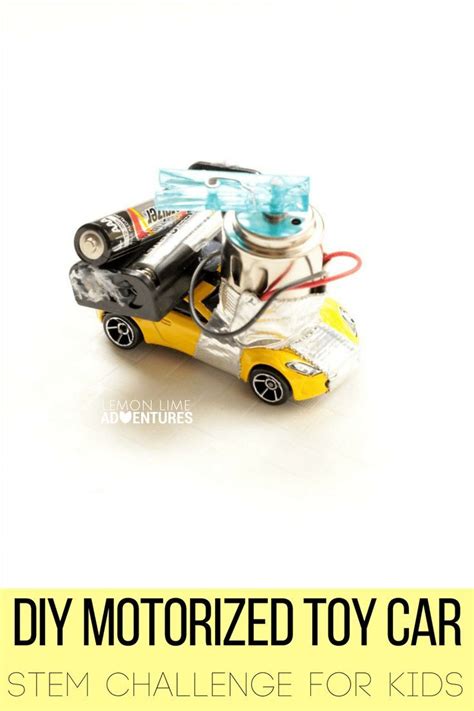 Diy Motorized Toy Car Stem Challenge For Kids Toy Car Science For