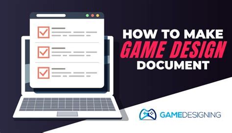 Game design document (gdd) template game design documents are an important part of the game development process. How to Create a Game Design Document | In-Depth Guide in ...