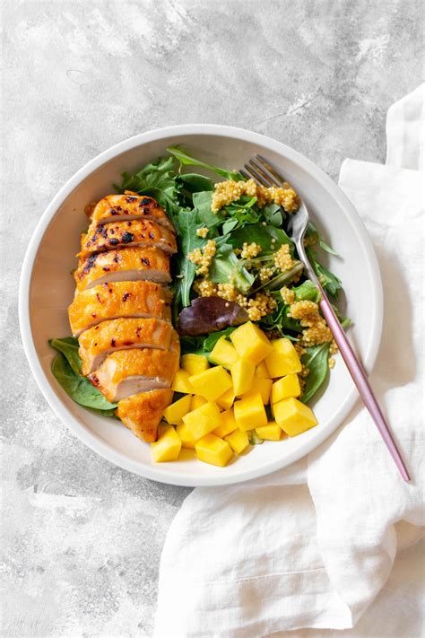 Make this chicken recipe in an oven or on a grill. Mango Chili Lime Chicken - Carmy - Easy Healthy-ish Recipes