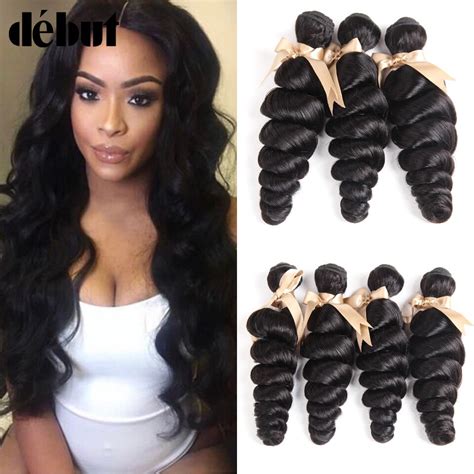 Debut Brazilian Hair Bundles Loose Body Wave 100 Human Hair Weave