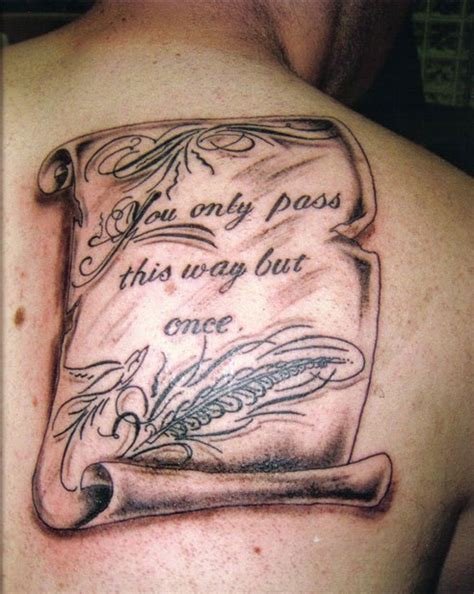 Scroll Tattoos Designs Ideas And Meaning Tattoos For You