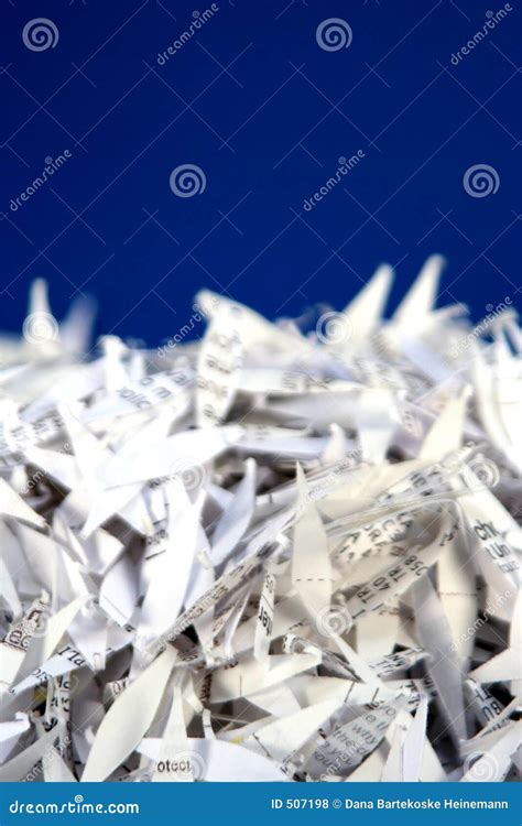 Shredded Paper 1 Stock Photo Image Of Shred Evidence 507198