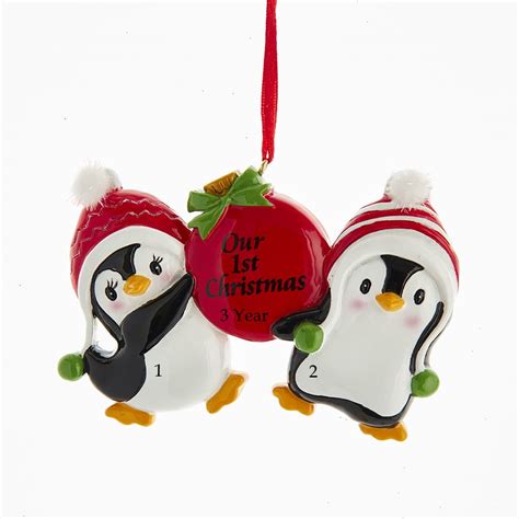 Penguin Couple Our First Christmas Ornament Winterwood Gift