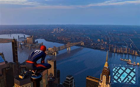 1920x1080px 1080p Free Download Spider Man Chicago City Lights