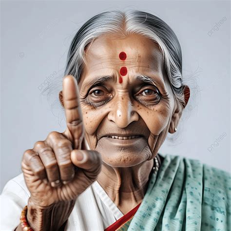 Old Indian Women Showing His Finger Background Indian Women Old Women Indian Background Image