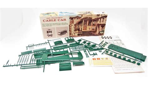 Vintage 1967 Hawk San Francisco Cable Car Model Kit