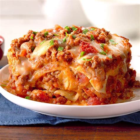 Slow Cooker Sausage Lasagna Recipe Taste Of Home