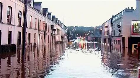 Heavy Rain Causes Flooding Across Northern Ireland Bbc News