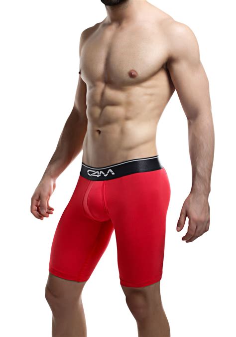 Cut4men Biker Mens Underwear Boxer Brief Male Cotton Long Leg Shorts C4m Ebay