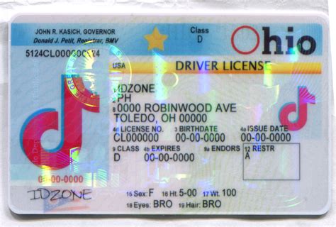 Ohio New Fake Id Ohio New Driver License