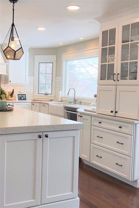 This Timeless White Kitchen Features An Abundance Of Stylish Storage