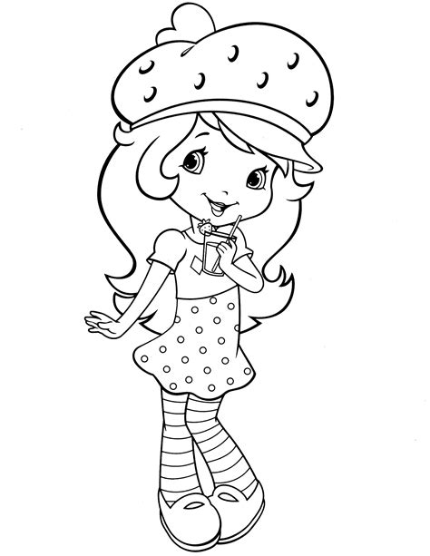 Pinterest Cartoon Coloring Pages Strawberry Shortcake Coloring Pages