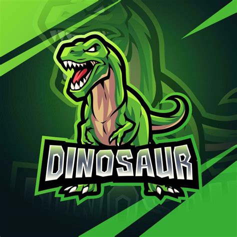 Dinosaur Esport Mascot Logo Design 23880492 Vector Art At Vecteezy