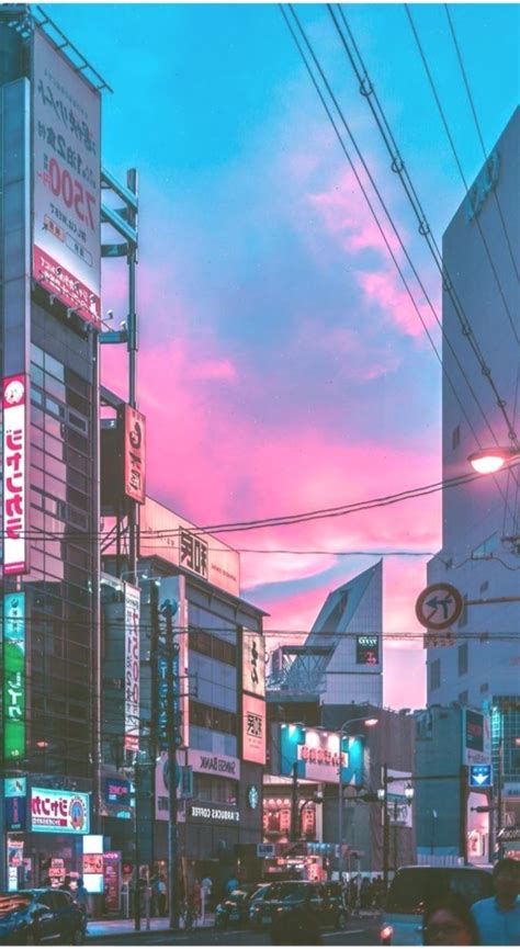 Anime City Aesthetic Wallpapers Wallpaper Cave