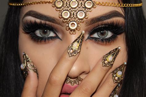 arabic inspired makeup looks arabia weddings