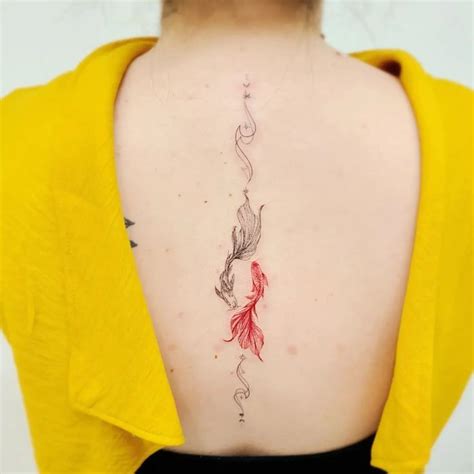 Koi Fish Tattoo, koi fish tattoo design, women's koi fish tattoo