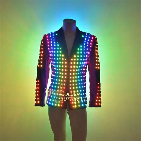 Buy Led Clothing Vestidos Luminous Costumes Glowing Led Suits 2015 Fashion