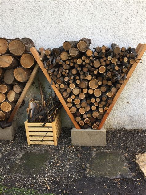 Creative Storage For Fire Wood Organized Dry And Accessible Small
